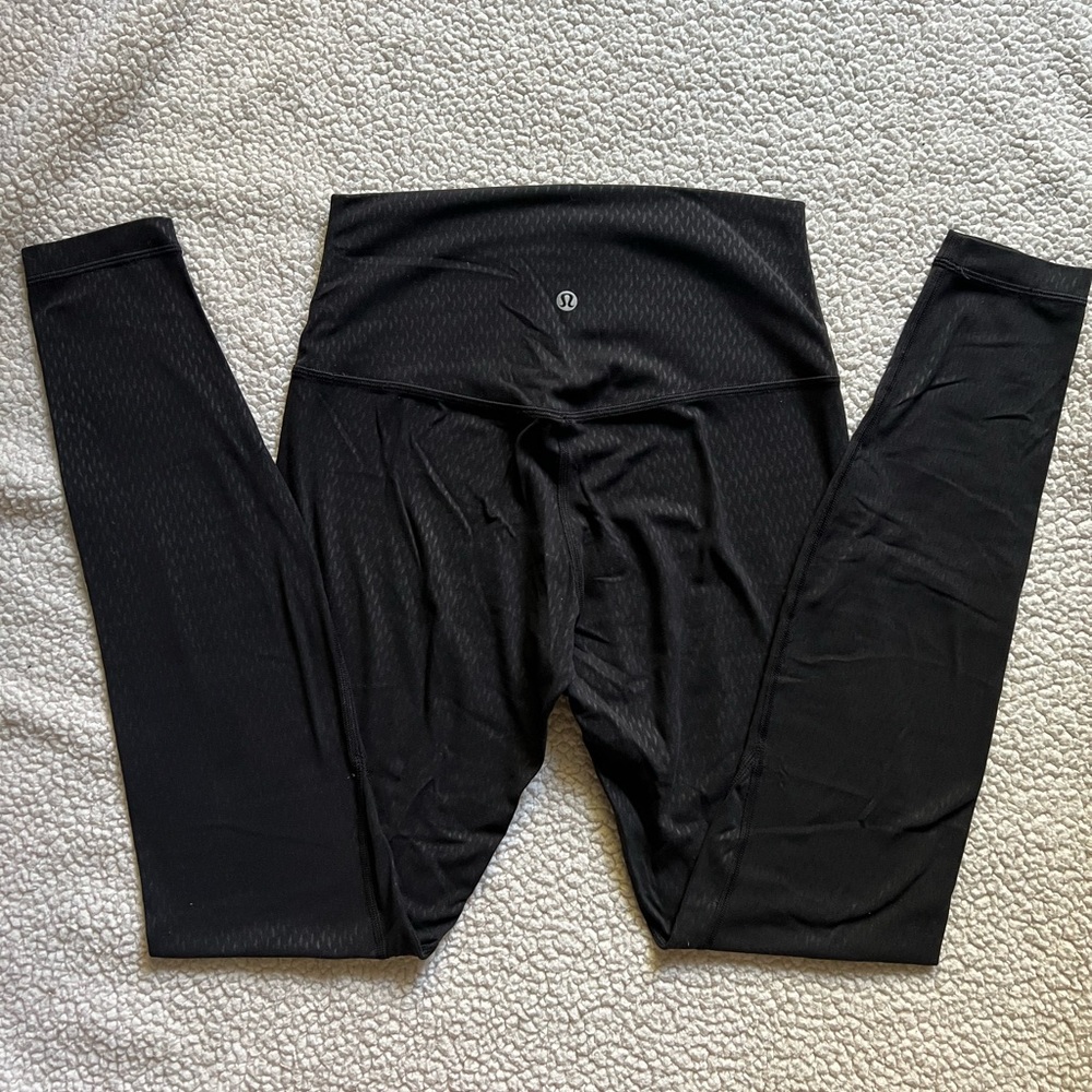 lululemon Detailed Black Leggings